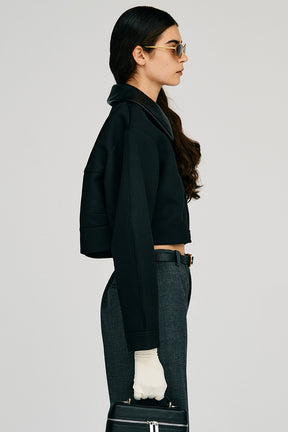 Detachable No-Collar Bonding Blouson - 2026AUTUMN