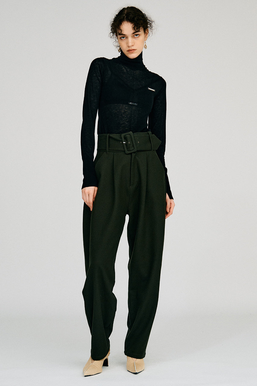 Suivi Wool Turtleneck Top - 2026AUTUMN