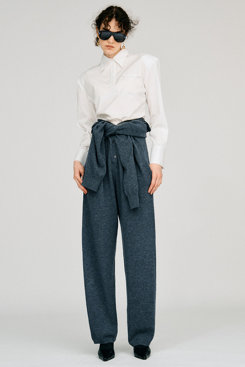 Knit Polo Jumpsuit - 2026AUTUMN