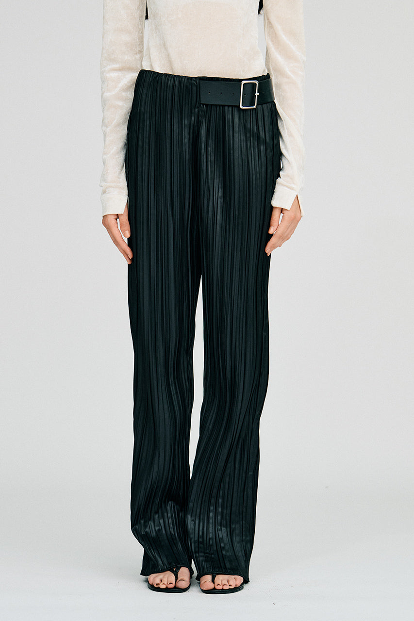 Belted Pleated Pants - 2026AUTUMN