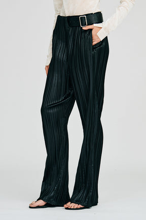 Belted Pleated Pants - 2026AUTUMN