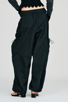 Belted Track Pants - 2026AUTUMN