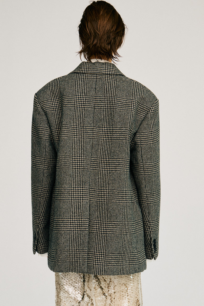 Classic Tweed Oversized Jacket Coat - 2026AUTUMN