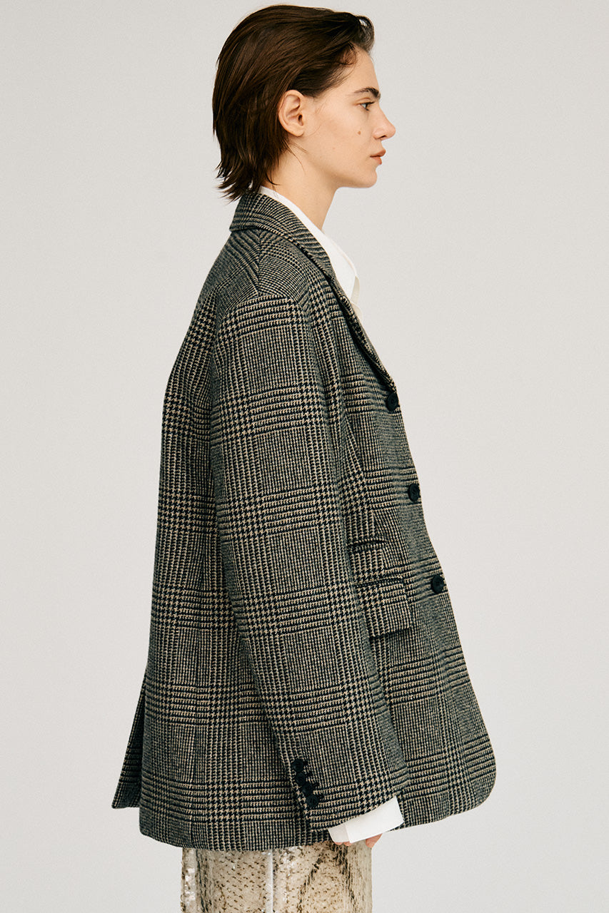 Classic Tweed Oversized Jacket Coat - 2026AUTUMN