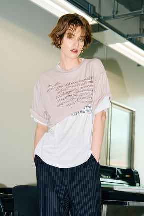 Text Print T-shirt - 26SUMMER 2nd