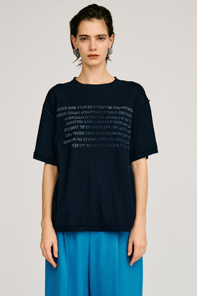 Text Print T-shirt - 26SUMMER 2nd