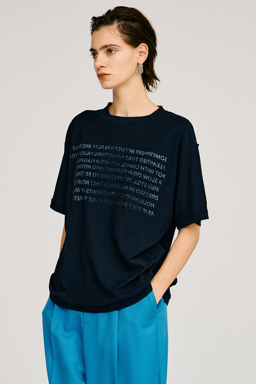 Text Print T-shirt - 26SUMMER 2nd