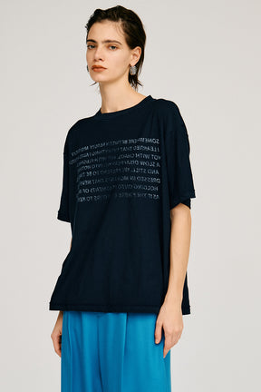 Text Print T-shirt - 26SUMMER 2nd