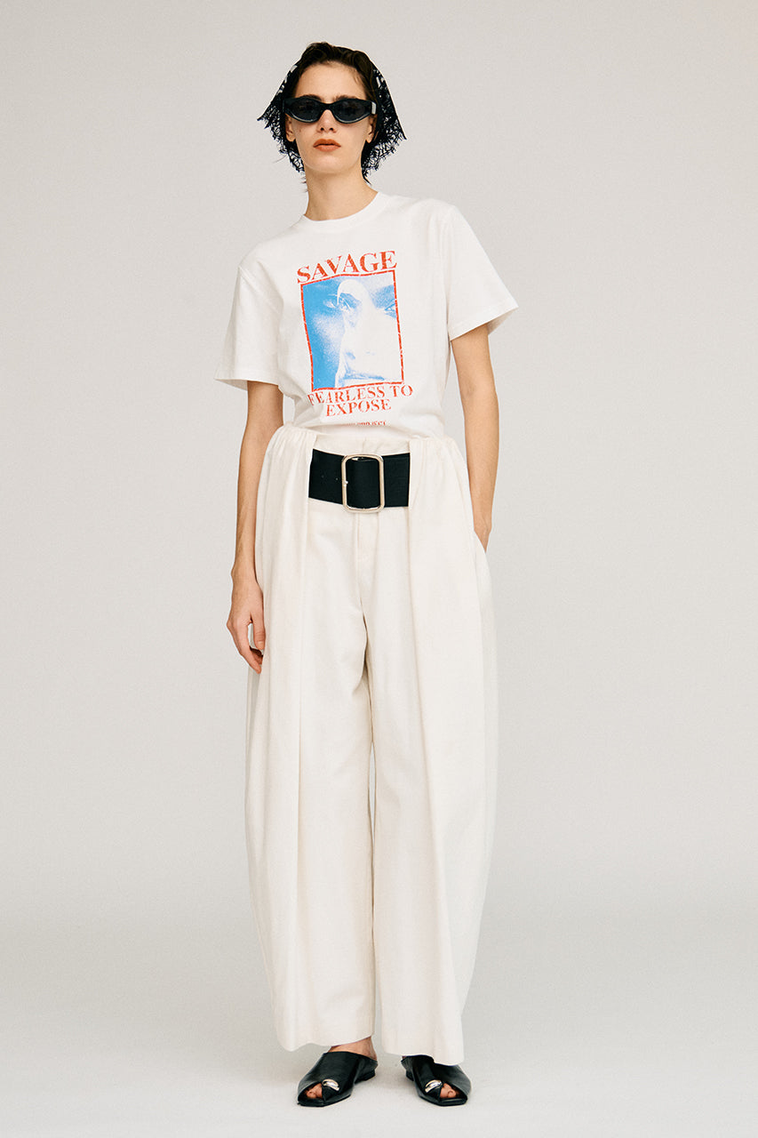 High-Waist Belted Tuck Pants - PRE ORDER