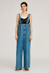 Loose Waist Two-way Salopette Pants - PRE ORDER