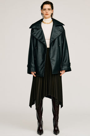 Random Pleated Wrap Skirt - 2026AUTUMN