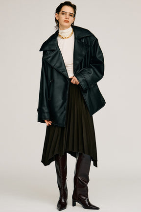 Random Pleated Wrap Skirt - 2026AUTUMN