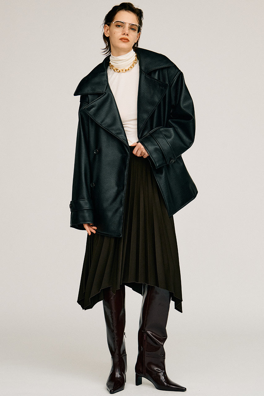 Random Pleated Wrap Skirt - 2026AUTUMN