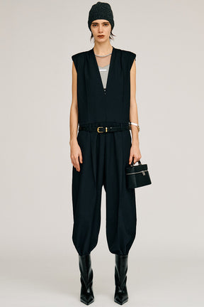 Suiting Wide Jumpsuit - 2026AUTUMN