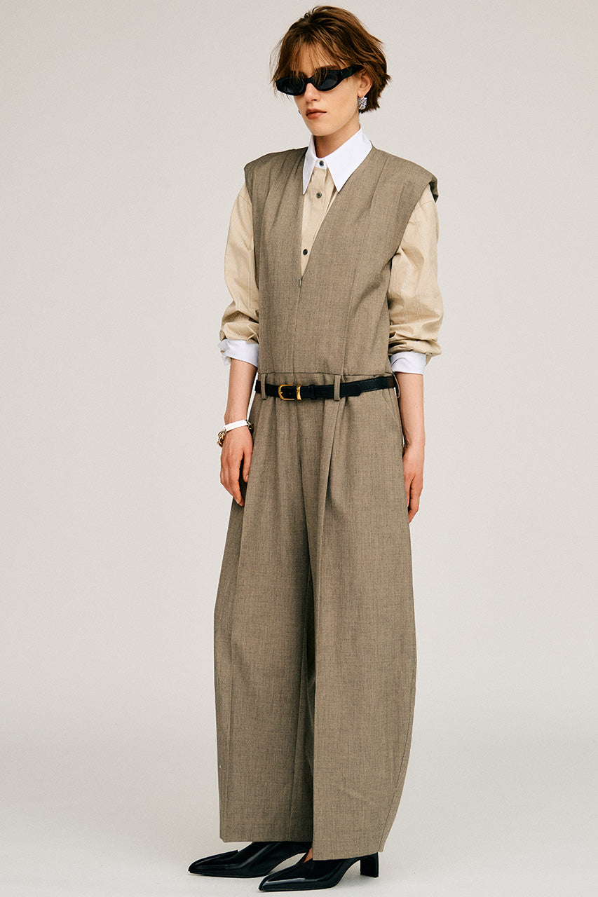 Suiting Wide Jumpsuit - 2026AUTUMN