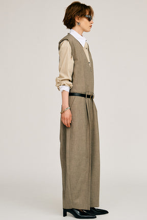 Suiting Wide Jumpsuit - 2026AUTUMN