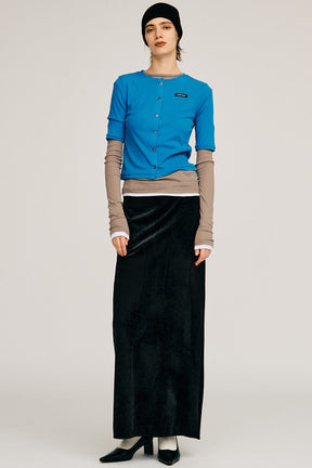 Layered Half Sleeve Cardigan - 2026AUTUMN