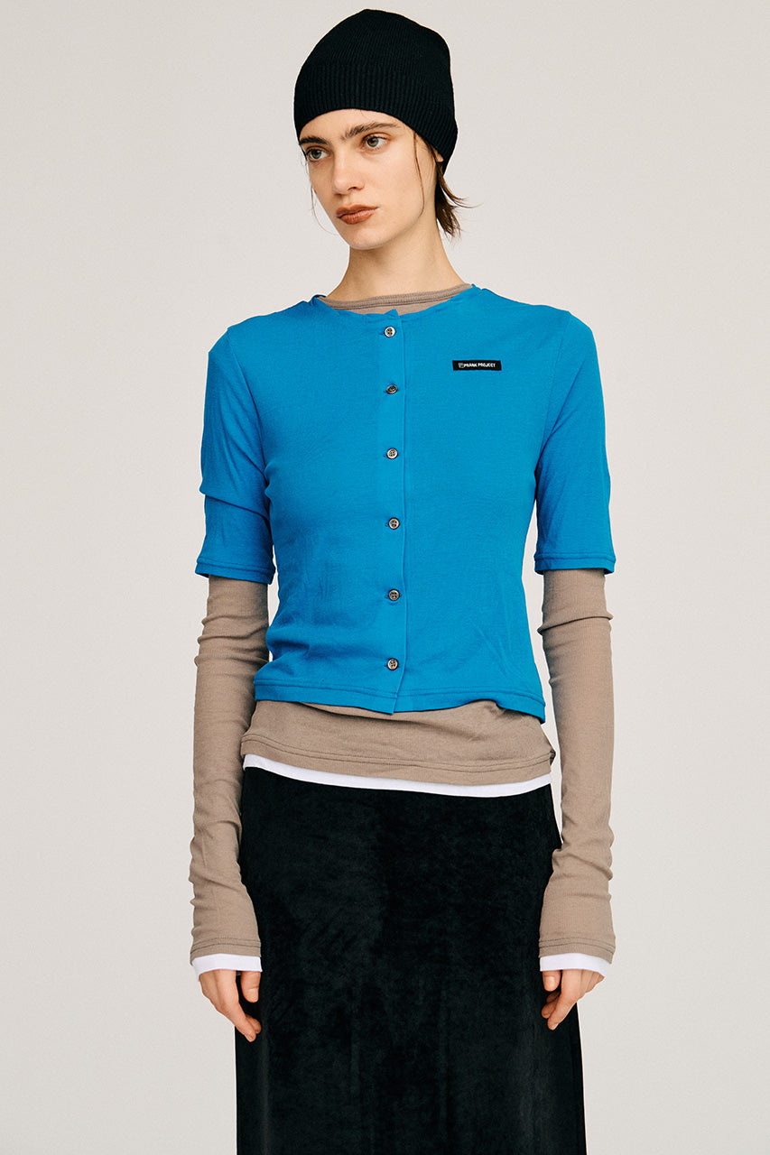 Layered Half Sleeve Cardigan - 2026AUTUMN