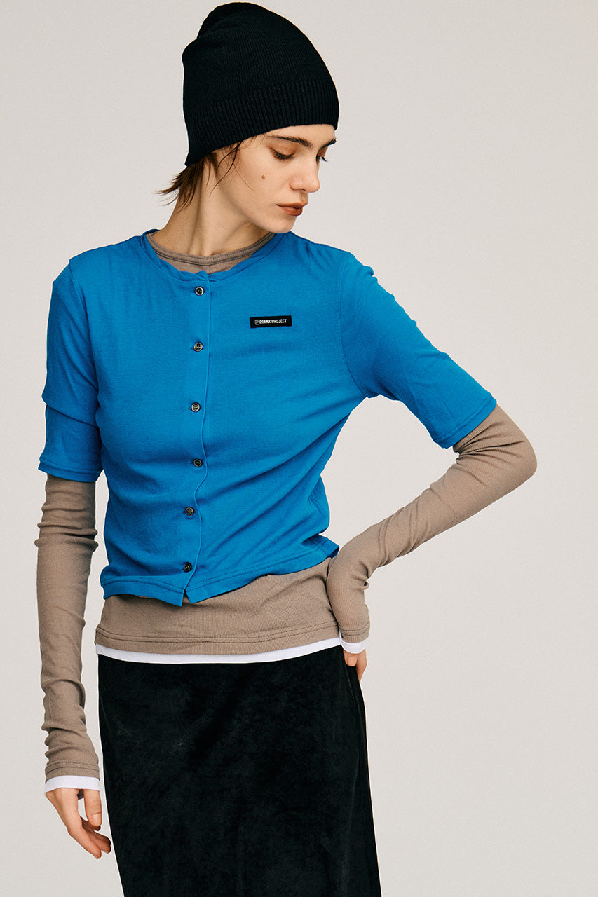 Layered Half Sleeve Cardigan - 2026AUTUMN