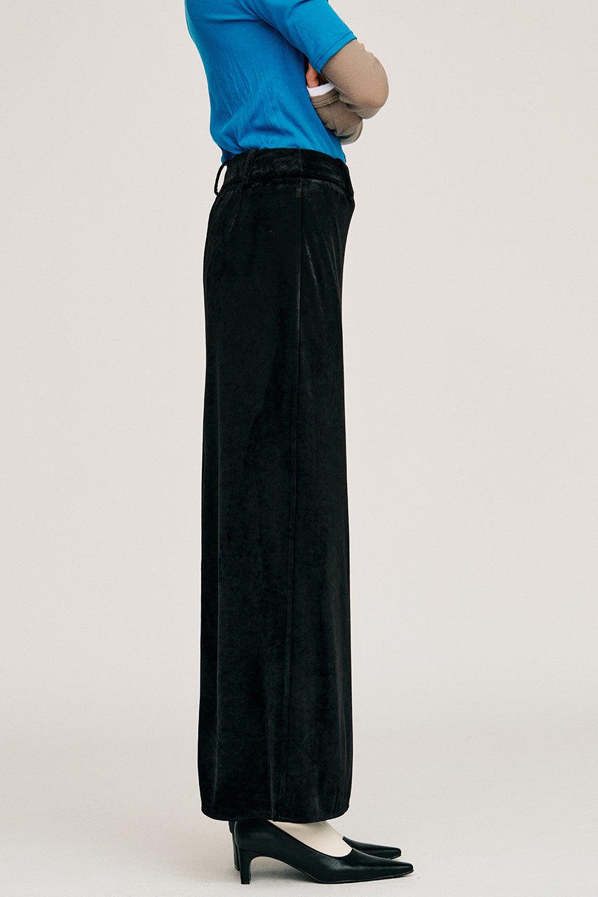 Velour Pencil Long Skirt - 2026AUTUMN