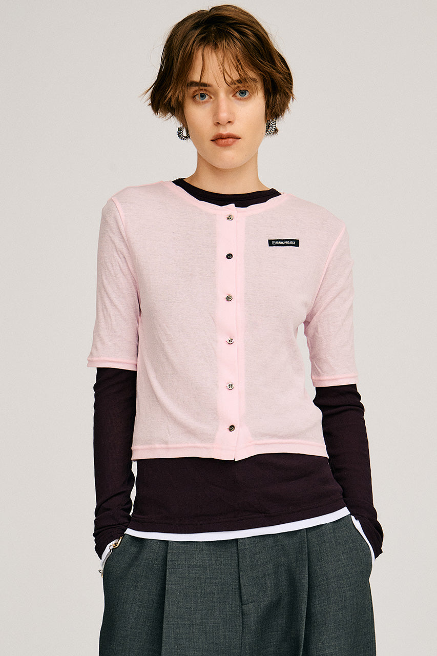 Layered Half Sleeve Cardigan - 2026AUTUMN