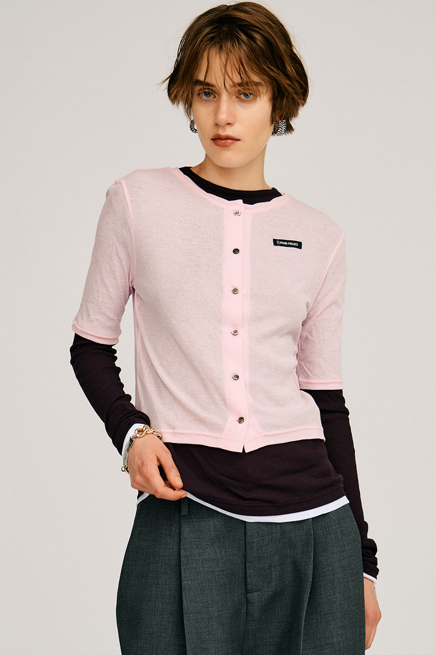Layered Half Sleeve Cardigan - 2026AUTUMN