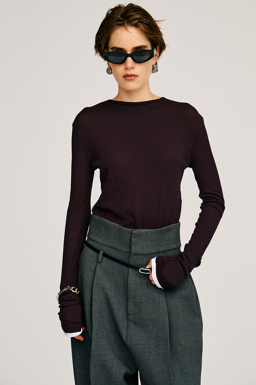 Layered Half Sleeve Cardigan - 2026AUTUMN