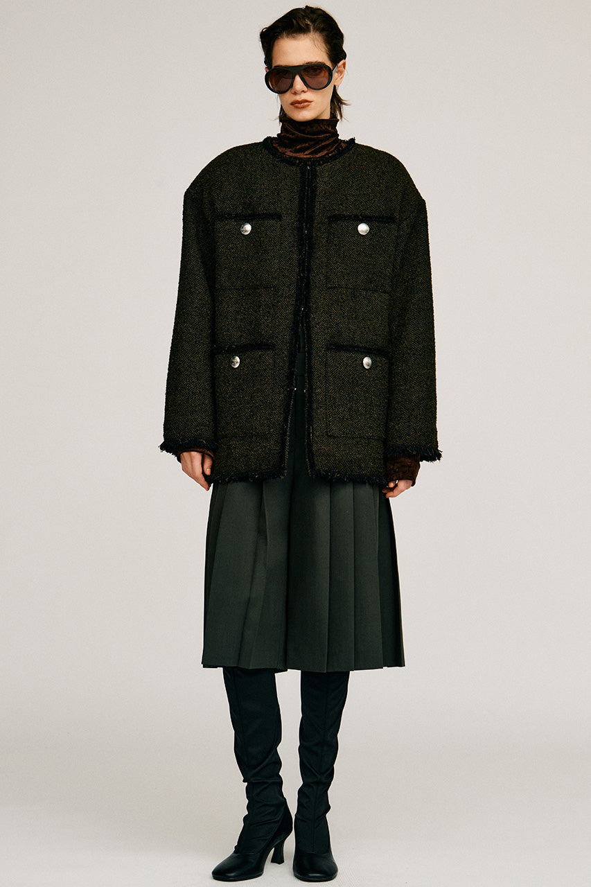 Double-Waist Pleated Half Pants - 2026AUTUMN