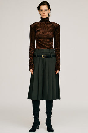 Mesh Velour Top - 2026AUTUMN