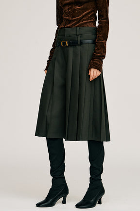 Double-Waist Pleated Half Pants - 2026AUTUMN