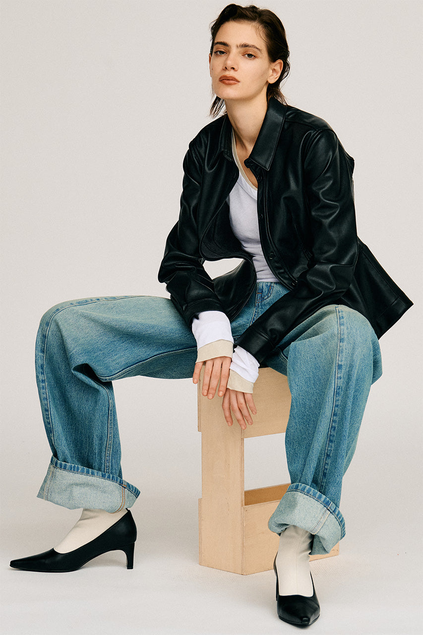 Fold Hem Denim - 2026AUTUMN
