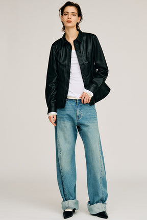 Fold Hem Denim - 2026AUTUMN