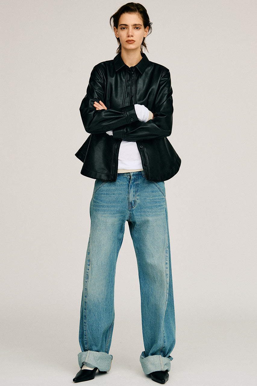 Fold Hem Denim - 2026AUTUMN