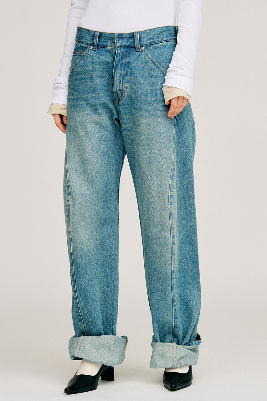 Fold Hem Denim - 2026AUTUMN