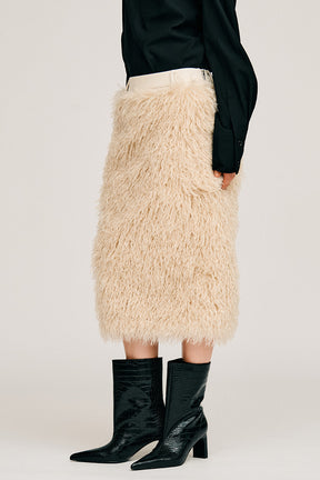 Docking Fur Skirt - 2026AUTUMN