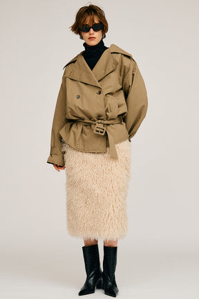 Docking Fur Skirt - 2026AUTUMN