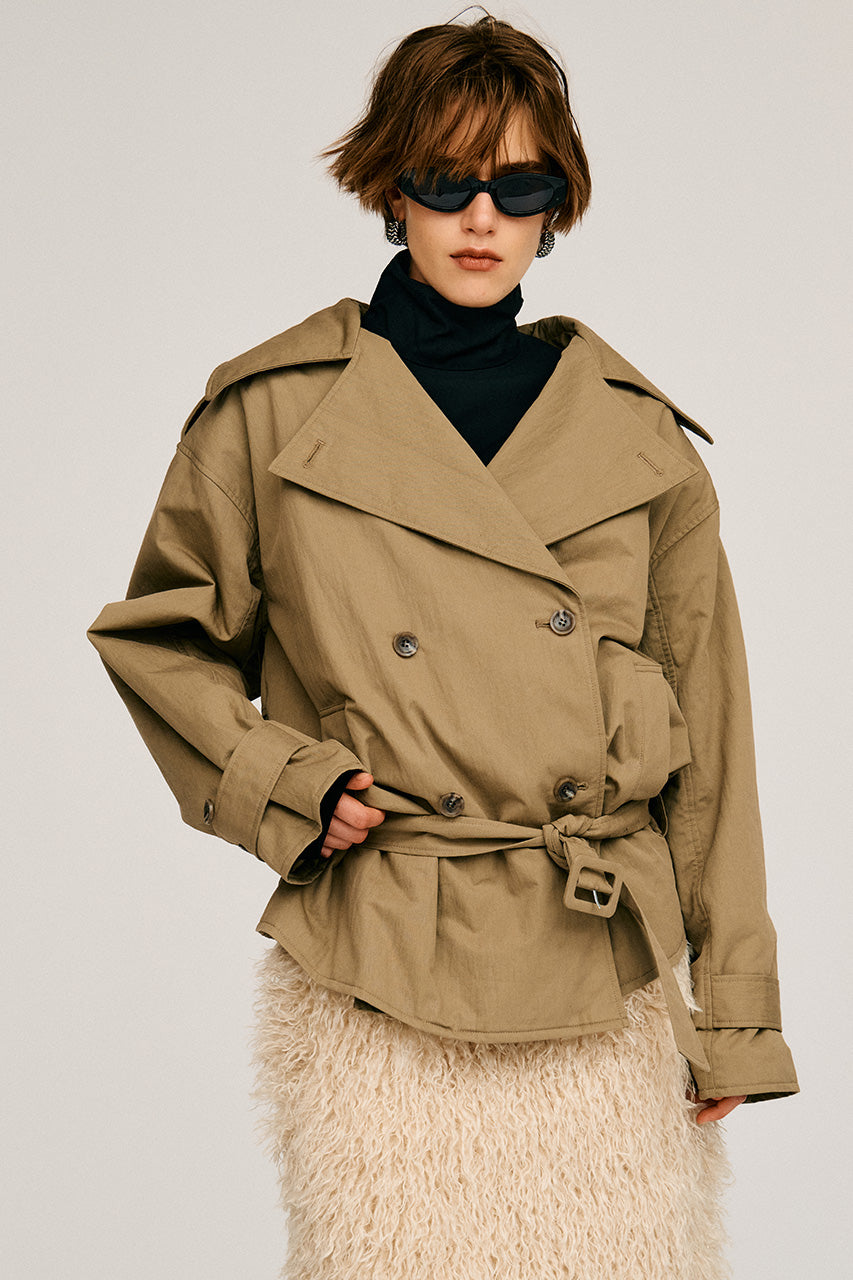 Boxy Middle Trench Coat - 2026AUTUMN