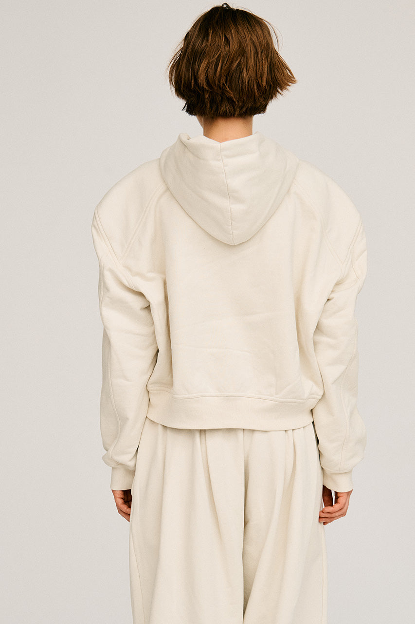Power Shoulder Zip Hoodie - 2026AUTUMN
