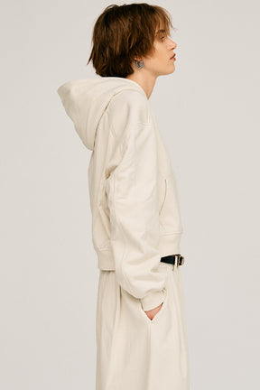 Power Shoulder Zip Hoodie - 2026AUTUMN