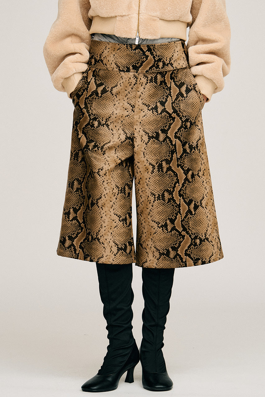 Synthetic Leather Half Pants - 2026AUTUMN