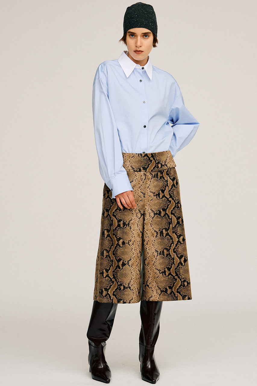 Synthetic Leather Half Pants - 2026AUTUMN