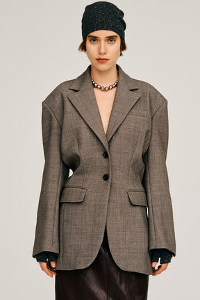 Puff Waist Single Jacket - 2026AUTUMN