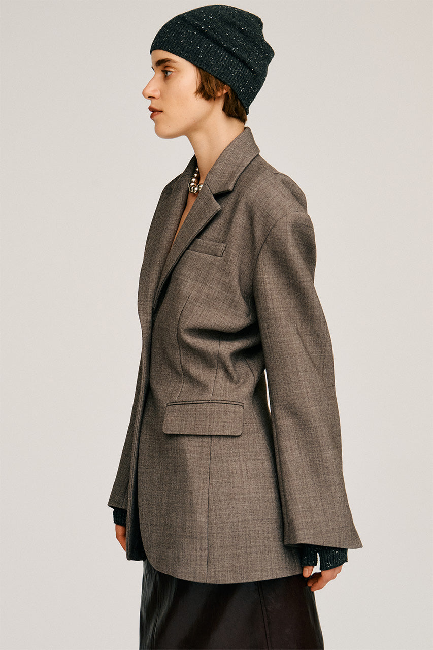 Puff Waist Single Jacket - 2026AUTUMN