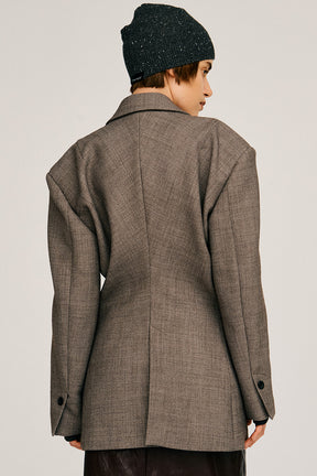 Puff Waist Single Jacket - 2026AUTUMN