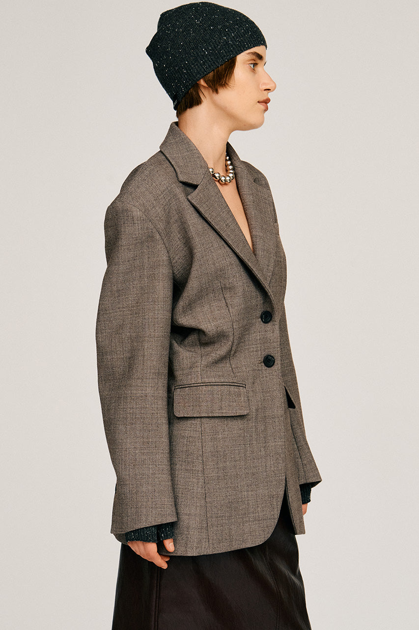 Puff Waist Single Jacket - 2026AUTUMN
