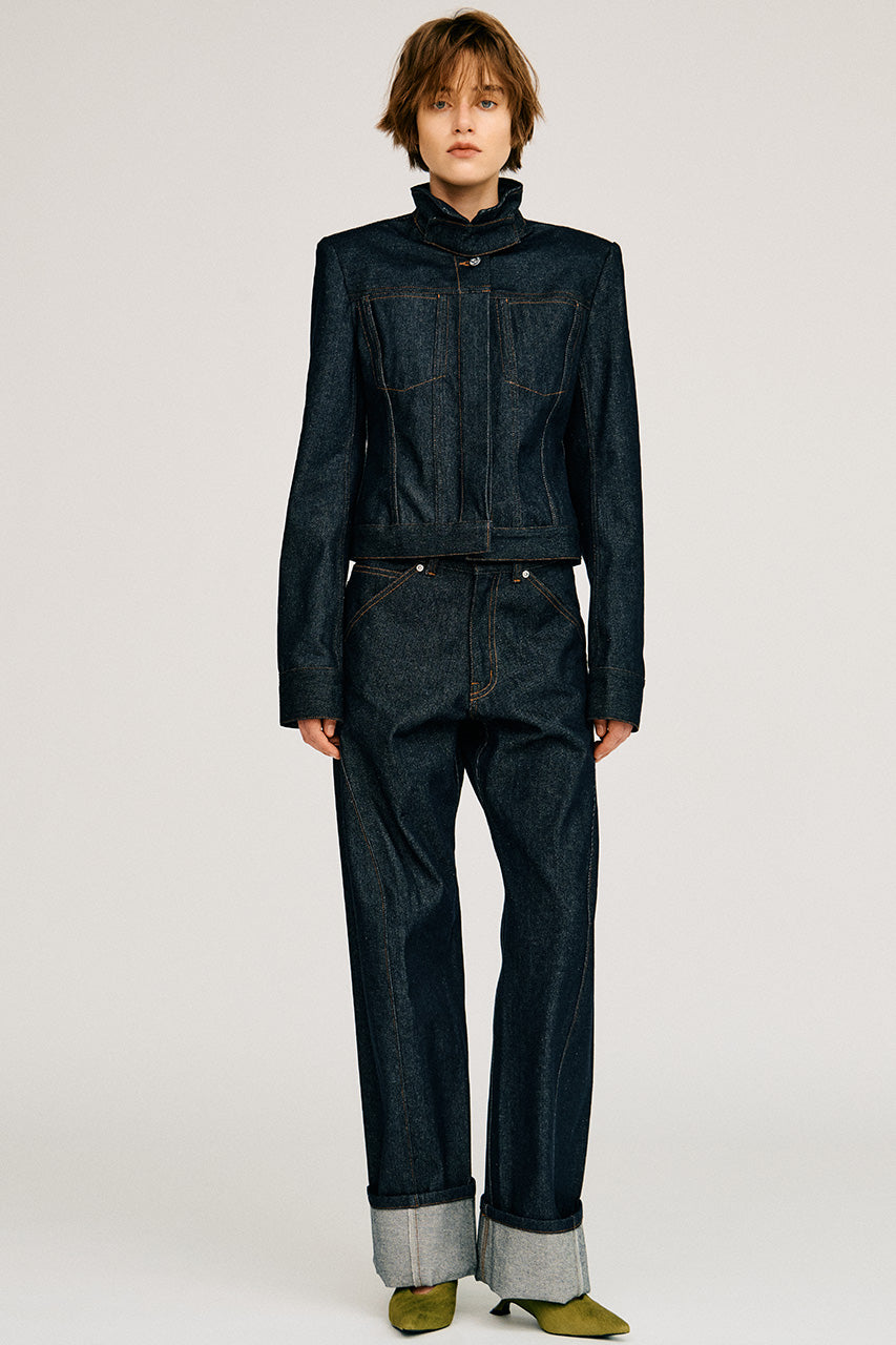 Fold Hem Denim - 2026AUTUMN