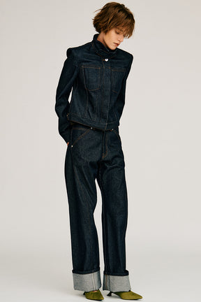 Fold Hem Denim - 2026AUTUMN