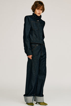 Fold Hem Denim - 2026AUTUMN