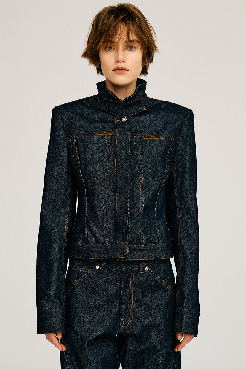 Structured Denim Jacket - 2026AUTUMN