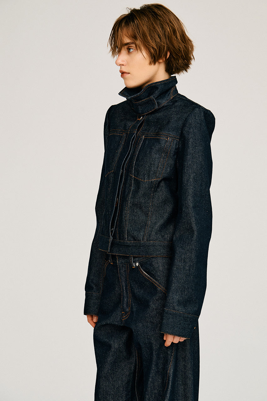 Structured Denim Jacket - 2026AUTUMN